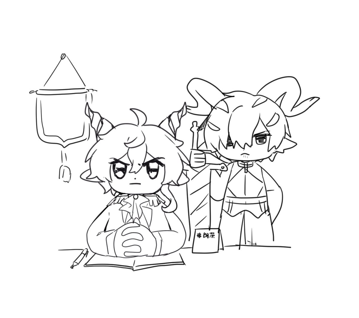 将头发梳成大人模样