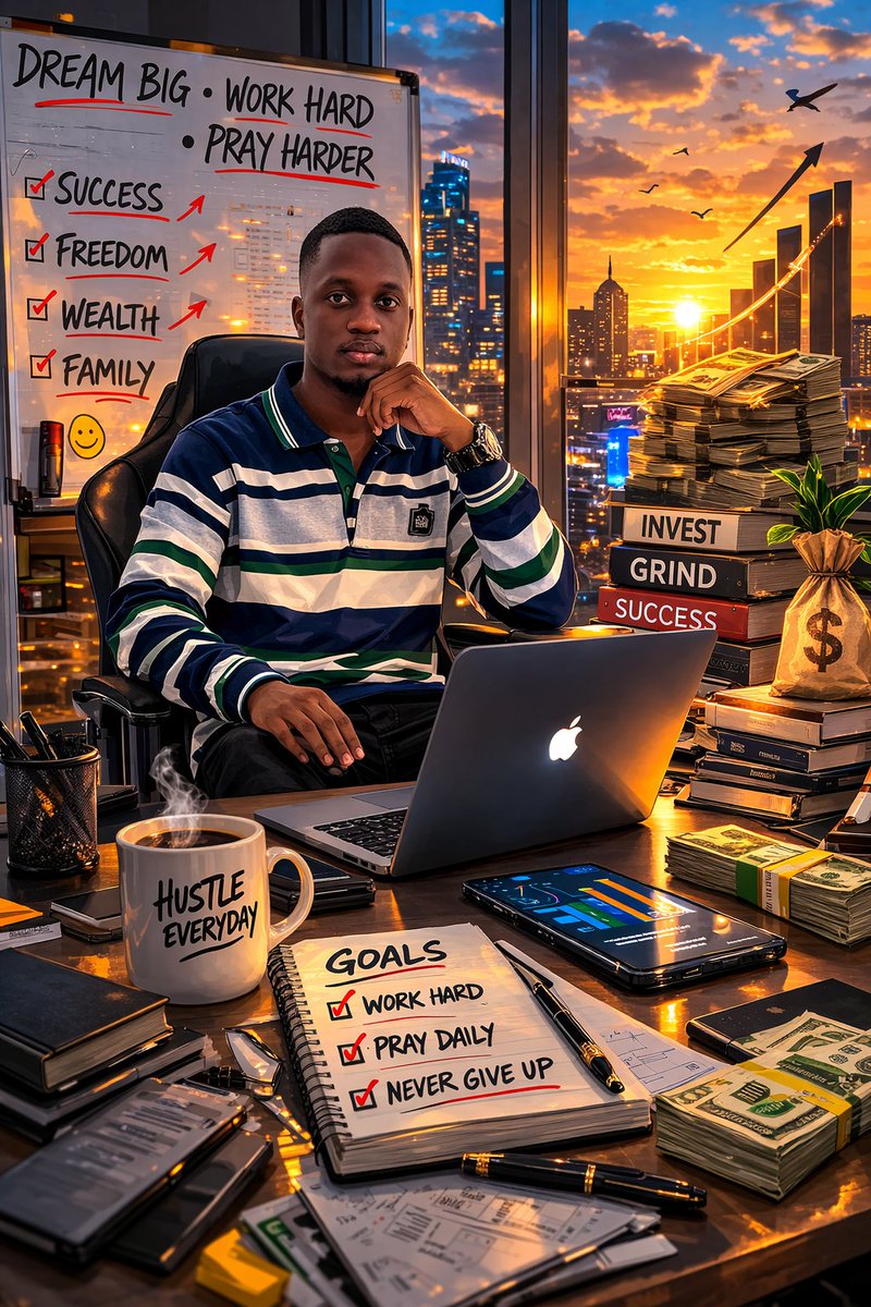 AGeorge88554's tweet image. Stay focused on the vision.
Every hustle today is building tomorrow’s success.
Keep pushing even when it’s hard.
Your consistency will open doors no one can close.
The grind now will become the glory later. 💪 #StayFocused #HustleHard #TrustTheProcess