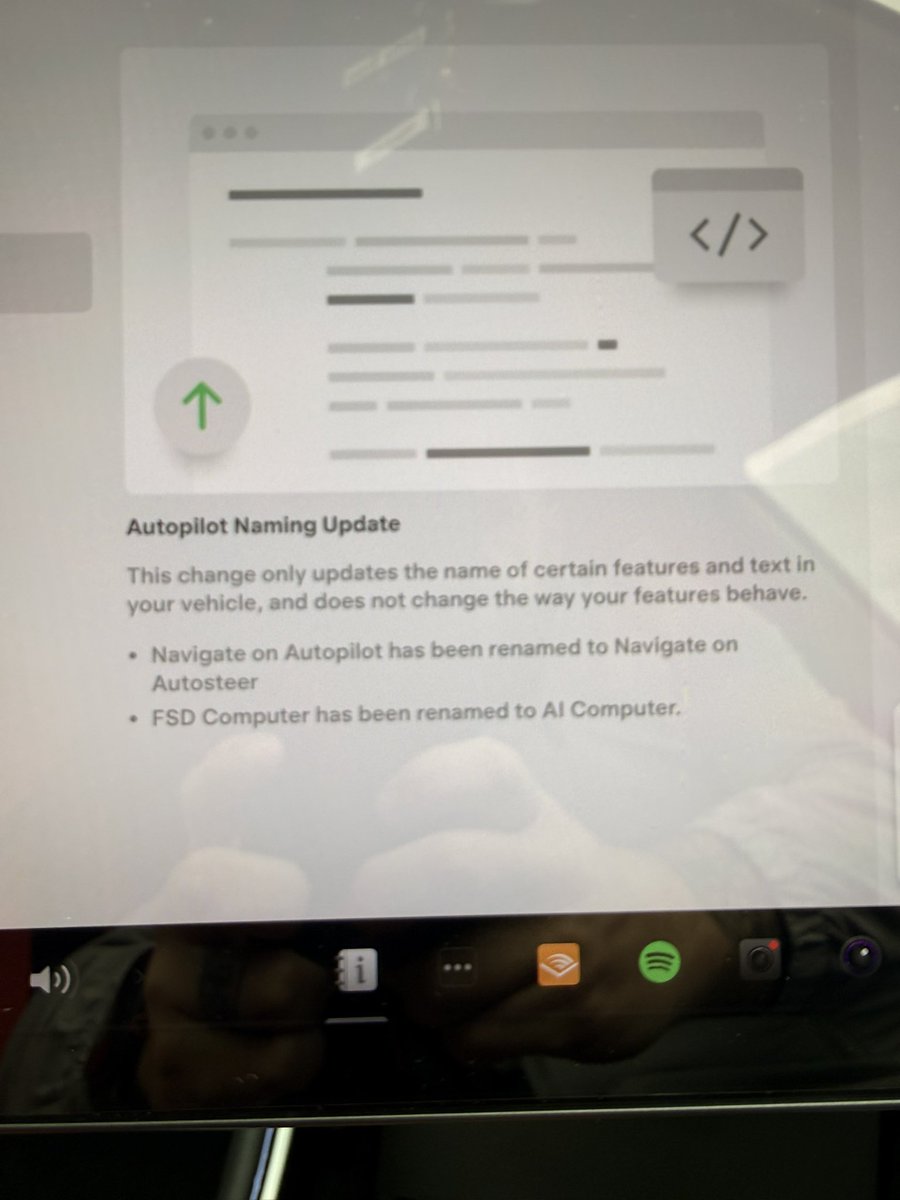 So <a href="/elonmusk/">Elon Musk</a> is this <a href="/Tesla/">Tesla</a> now admitting those of us who was sold Full automated driving auto pilot as an edition to our Tesla’s and made to pay over £5600 for it, that we was lied to and we won’t get what we was sold all those years ago?? Any refunds??