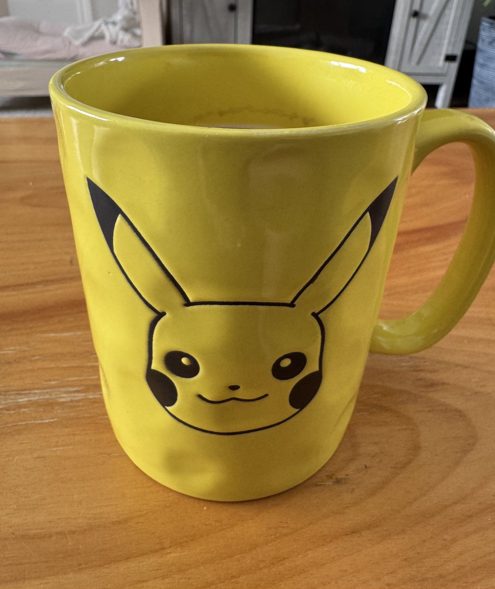 Snagged this last summer at <a href="/gamestop/">GameStop</a> #Pokemon #Pikachu 

My new fav mug $GME <a href="/PokemonTCG/">Pokémon TCG</a>
