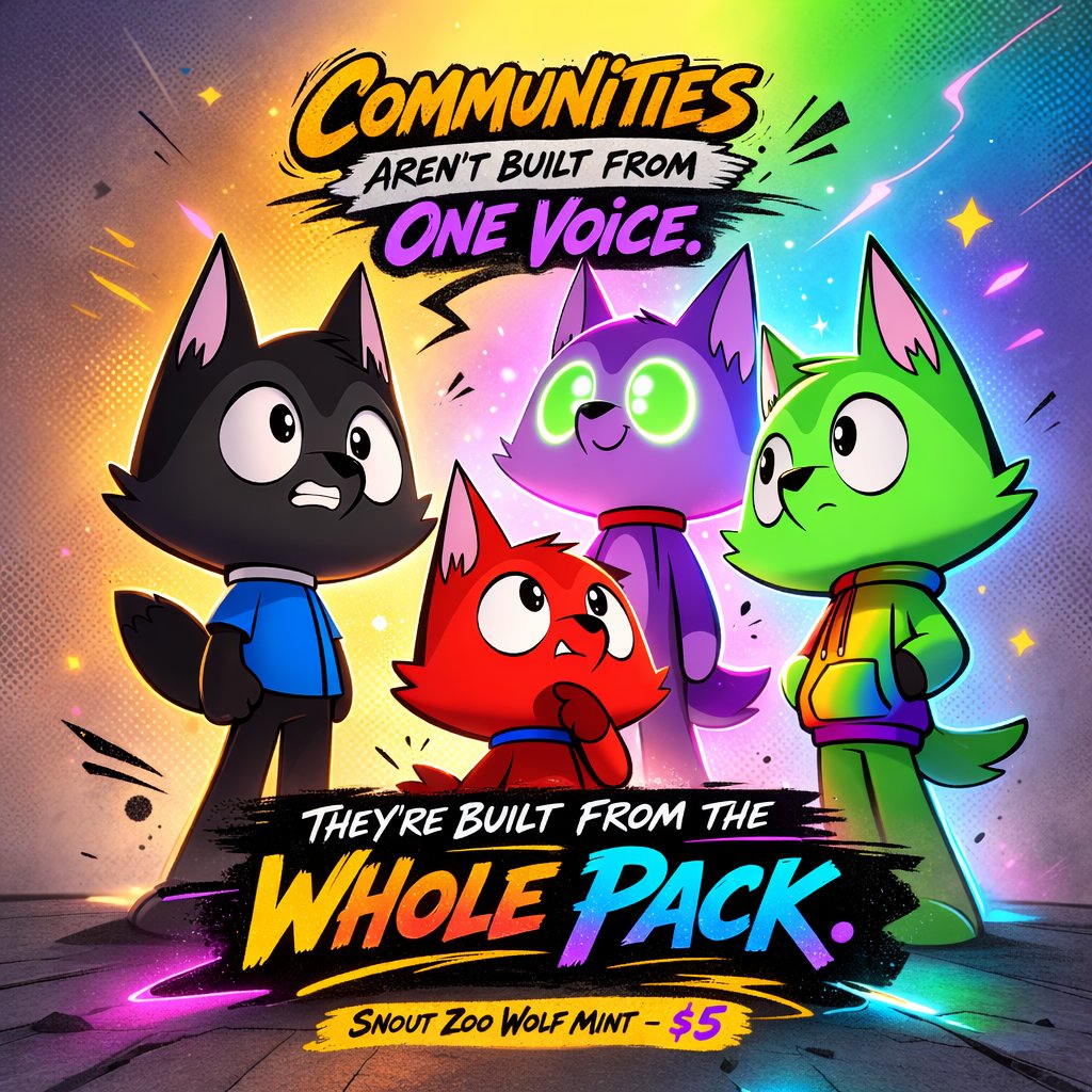 SnoutZoo's tweet image. Snout Zoo was created to raise awareness and build understanding around Autism.

Every mint helps us continue that work.

There are 287 Wolves left if you’ve been thinking about joining the pack.

Thank you for supporting the mission.

#AutismAcceptance
#SnoutZoo
#WolfPack