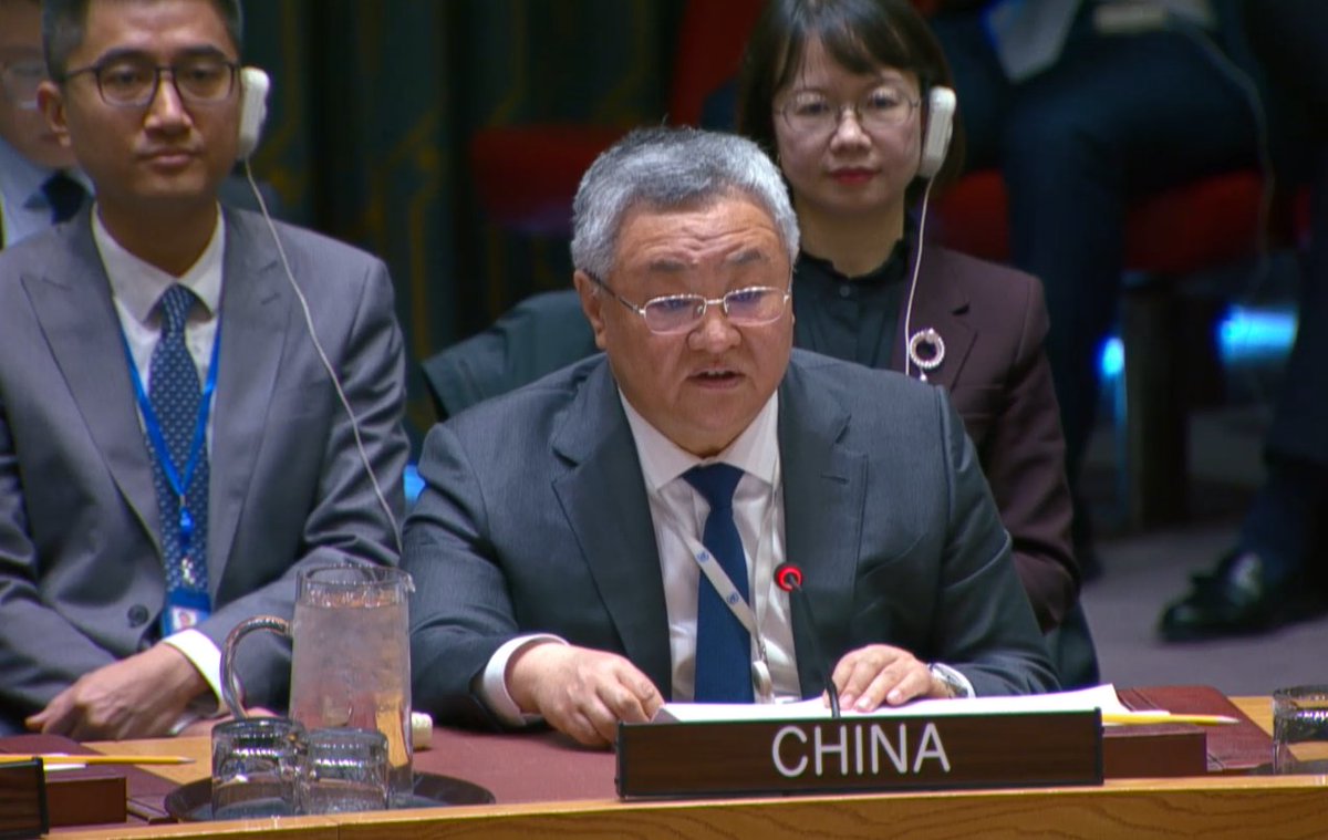 AyazGul64's tweet photo. #China-drafted UN Security Council resolution passed Monday urges #Afghanistan's Taliban to combat #TTP, #BLA, #ISKP, #ETIM, Al-Qaida & other terror groups.
The 15-member Council unanimously approved a resolution to extend the UN Assistance Mission in Afghanistan (#UNAMA) for three months instead of one year as is customary, reaffirming a call for the country’s de facto Taliban rulers to prevent Afghan territory from being used to shelter or support any form of terrorist activity. “We urge the Afghan authorities to take more resolute and effective measures, in line with Security Council resolutions, to combat all terrorist forces—including the TTP, the BLA, the ETIM, ISKP, Al-Qaida, and others,” stated Fu Cong, the UN envoy of China that drafted the resolution. However, he explained that the mandate adjustment is intended to “strengthen, not weaken, UNAMA’s role, and to better advance the political settlement of the Afghan issue,” Fu added the resolution expresses serious concern over the continued erosion of the fundamental rights of Afghan women and girls and calls for the revocation of relevant restrictive policies to ensure women enjoy equal rights in education, healthcare, employment, public life, and other fields.