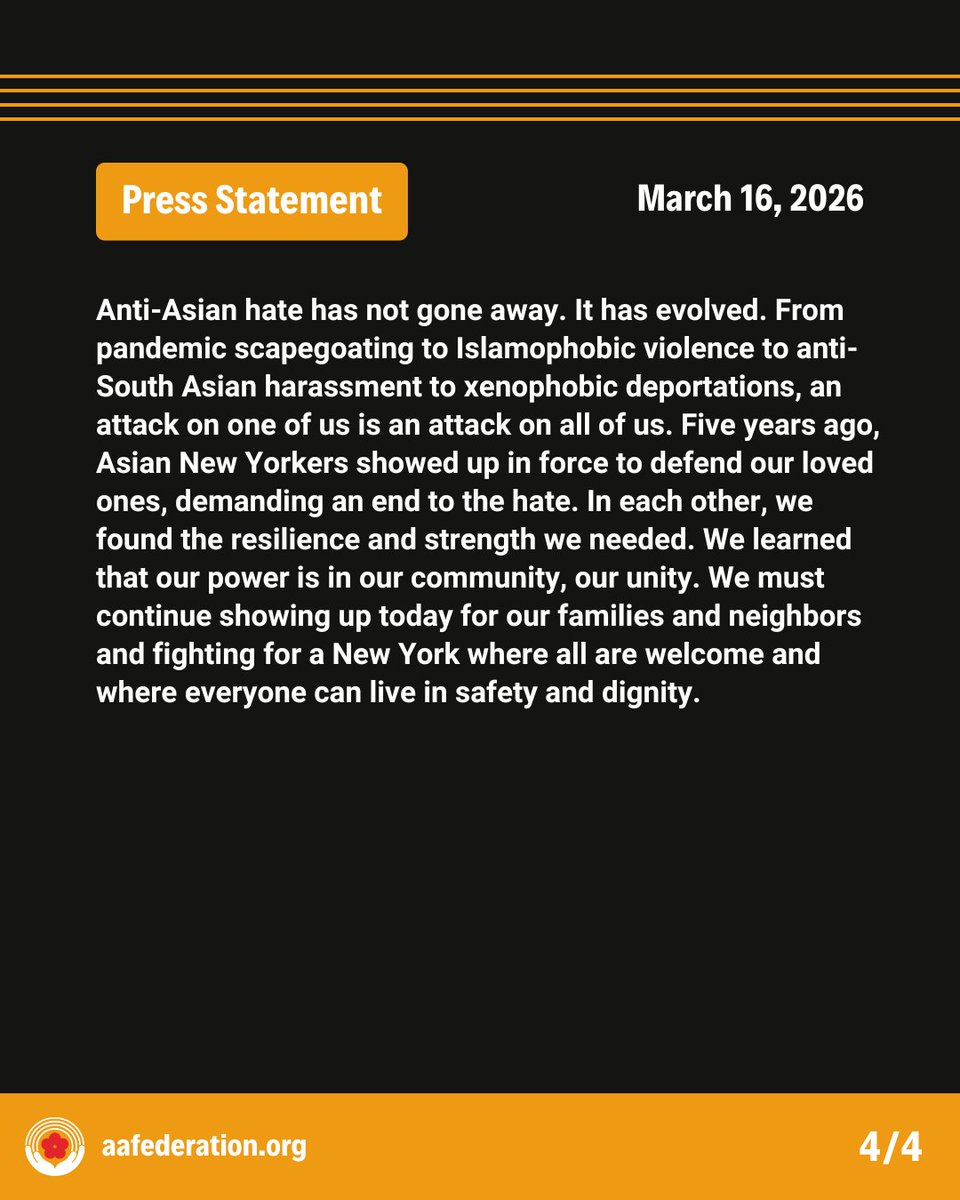 Asian American Federation tweet media