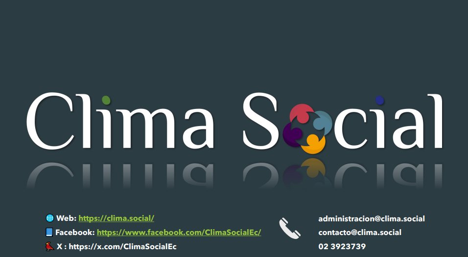 Clima Social EC tweet media