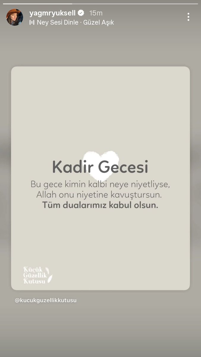 من ستوري يامور يوكسال على الانستجرام ✨

#YağmurYüksel