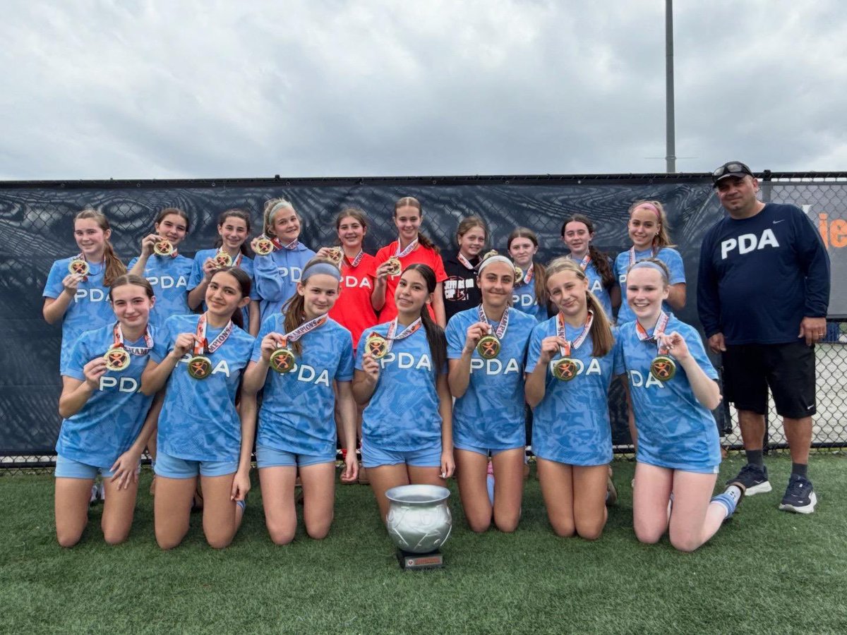 evansotto's tweet photo. PDA winning at Jeff Cup. My daughter got tournament MVP https://t.co/LNzCwl1Ss7