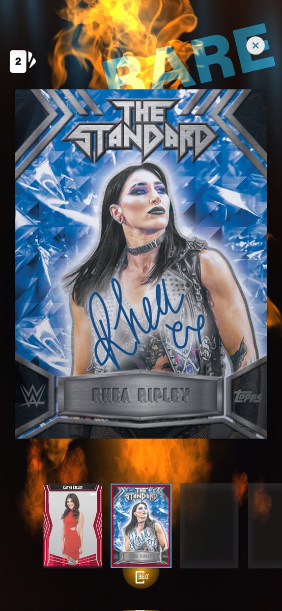 rachael14412707's tweet image. Im happy 😊  @RheaRipley_WWE #ToppsSlam