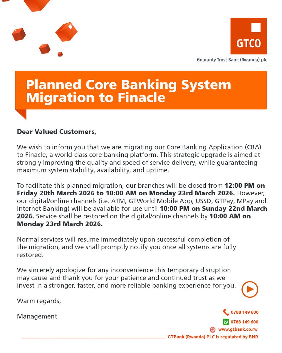 GTBank Rwanda tweet media