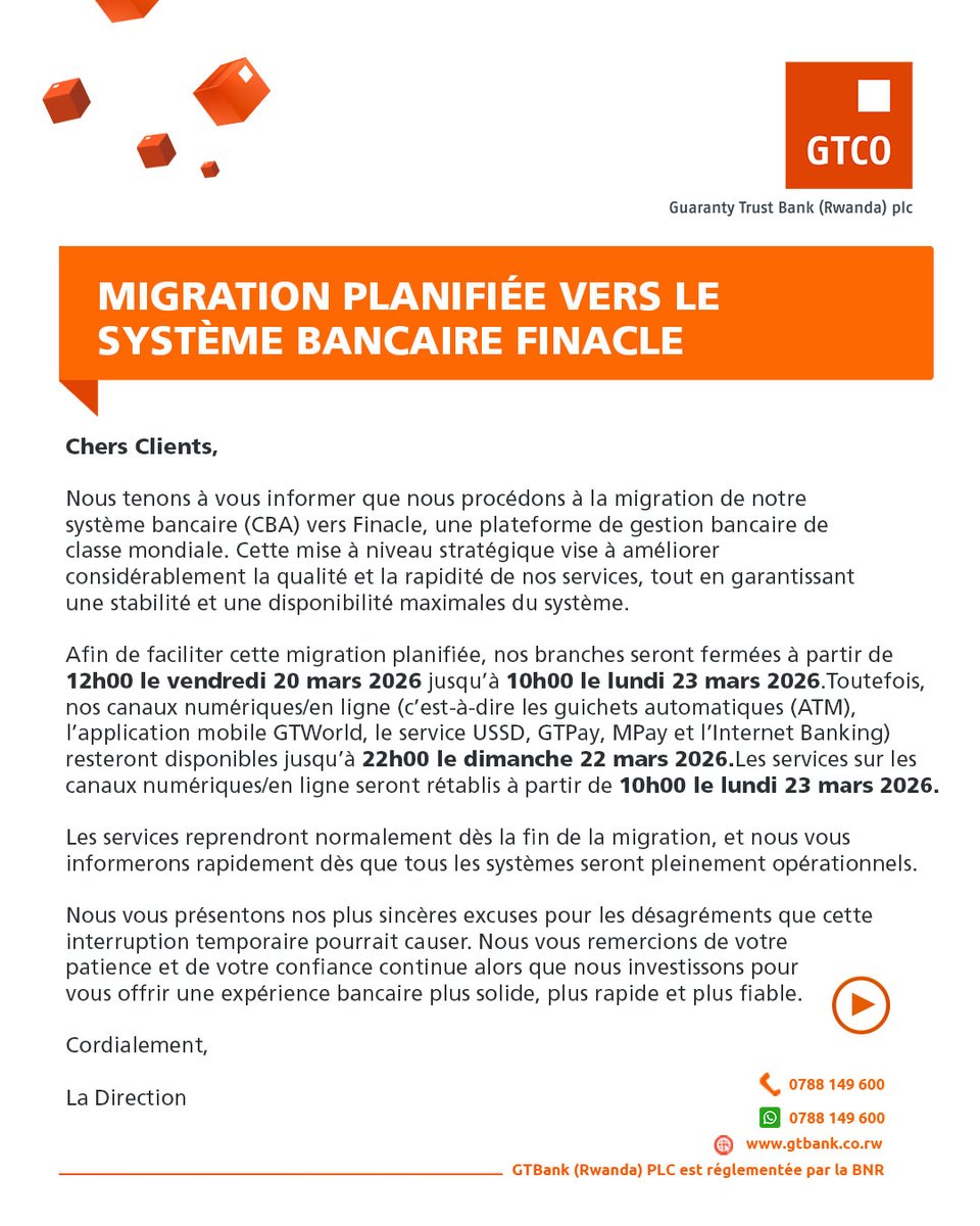 GTBank Rwanda tweet media