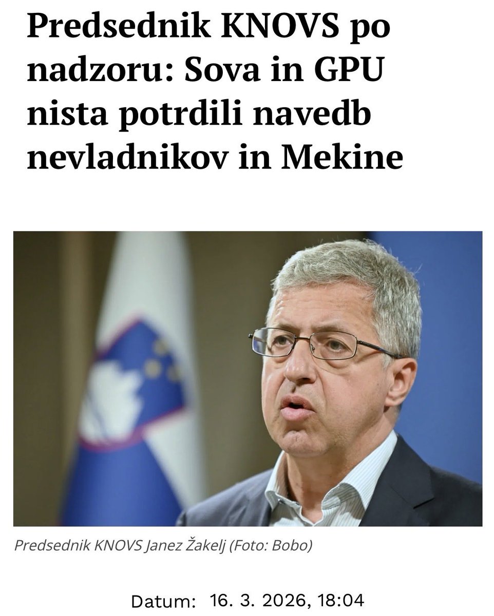 Marko63705437's tweet photo. Hud udarec za levičarje. https://t.co/VdIANOomQ3