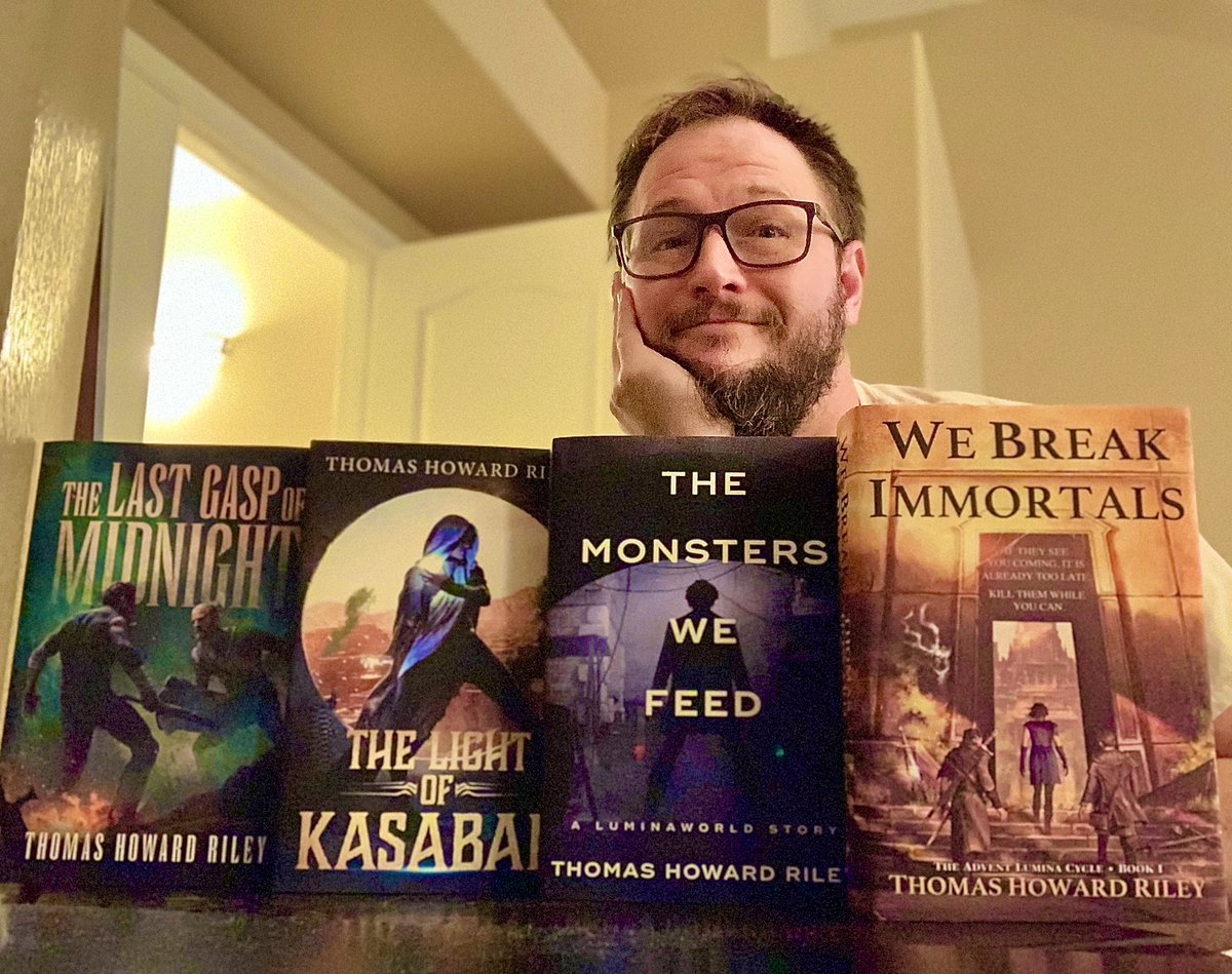 Thomas Howard Riley Author and Evil Wizard tweet media