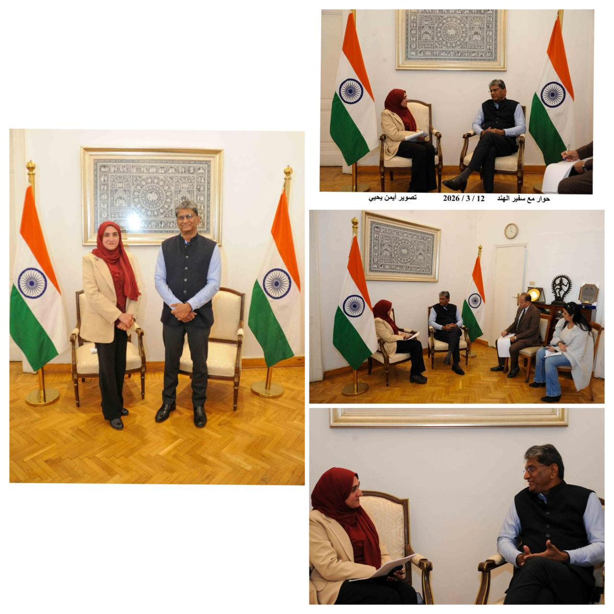 India in Egypt tweet media