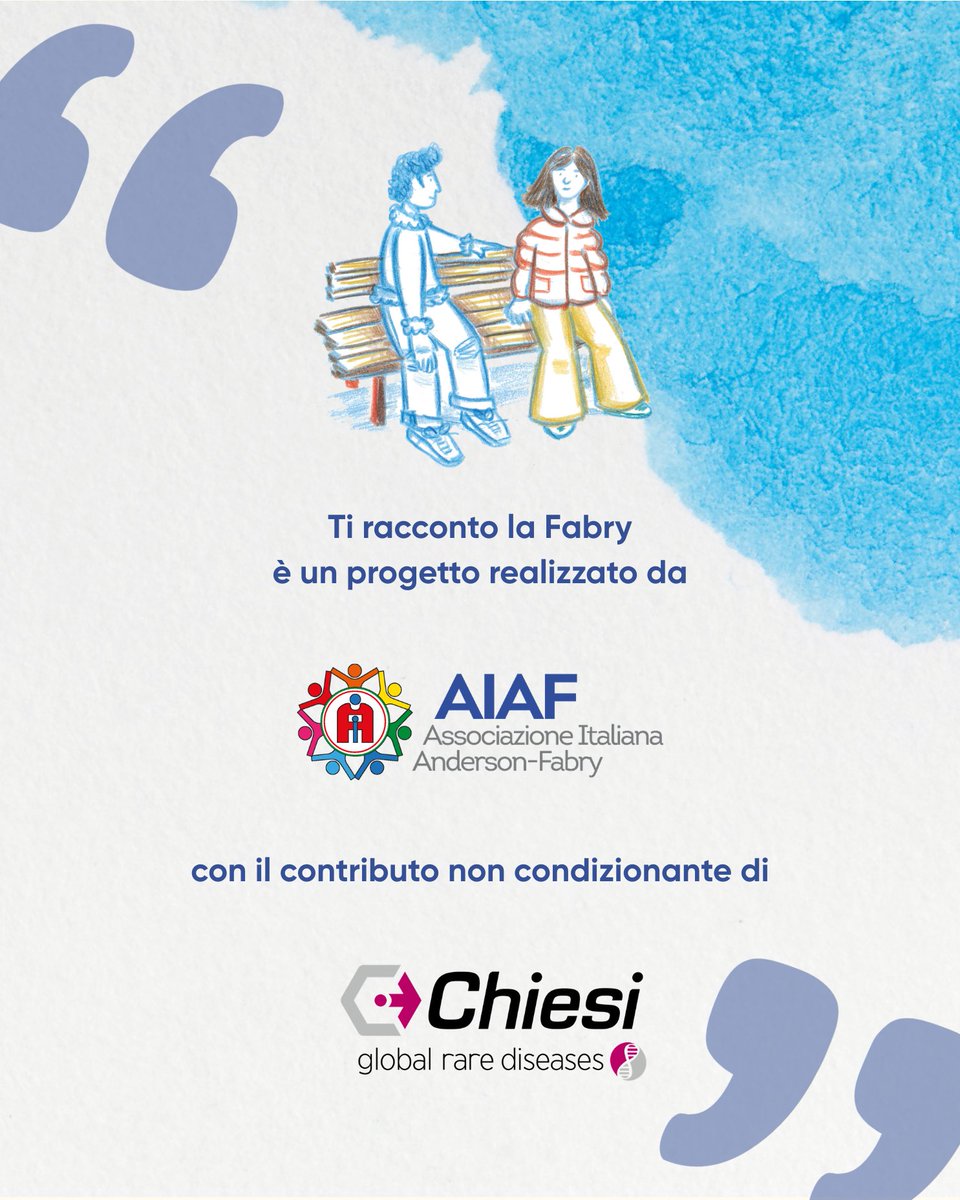 Ci sono storie che parlano anche di diritti e di riconoscimento. La storia di Andrea è una di queste.
 
Ti aspettiamo il 2 aprile a Parma, dalle 10:00 alle 12:00, per l’evento “Ti racconto la Fabry” presso l’Auditorium Complesso Monumentale della Pilotta.