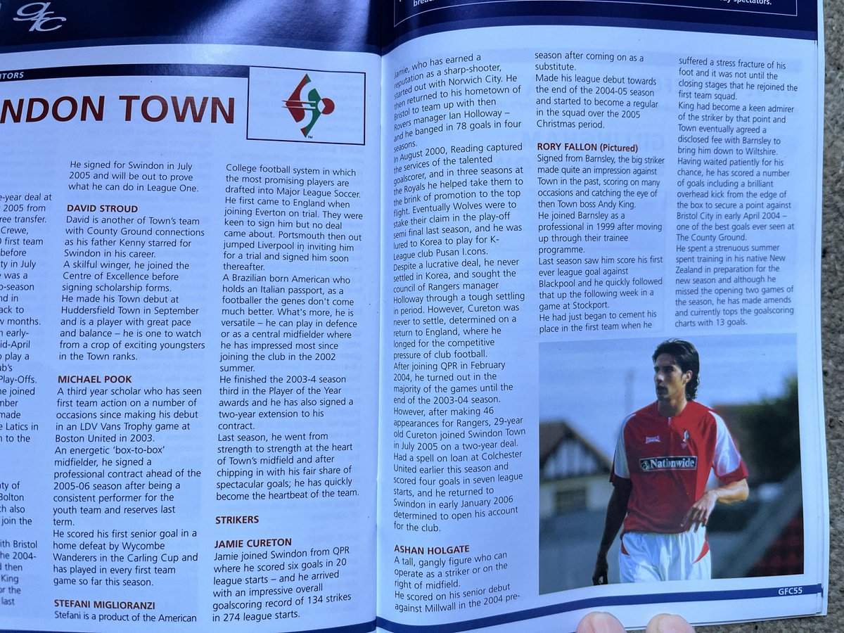Old Swindon Programmes tweet media