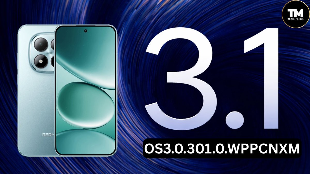 TECH__MUKUL's tweet image. #REDMINote15Pro5G #HyperOS3 #March 2026 Stable Update Ready 🚀

📌 HyperOS 3.1: OS3.0.301.0.WPPCNXM
✨ Region: China 🇨🇳

🔍 Status: Currently READY as a Stable build. The stable rollout is not yet available. Once the official Stable update is released, full details will be shared