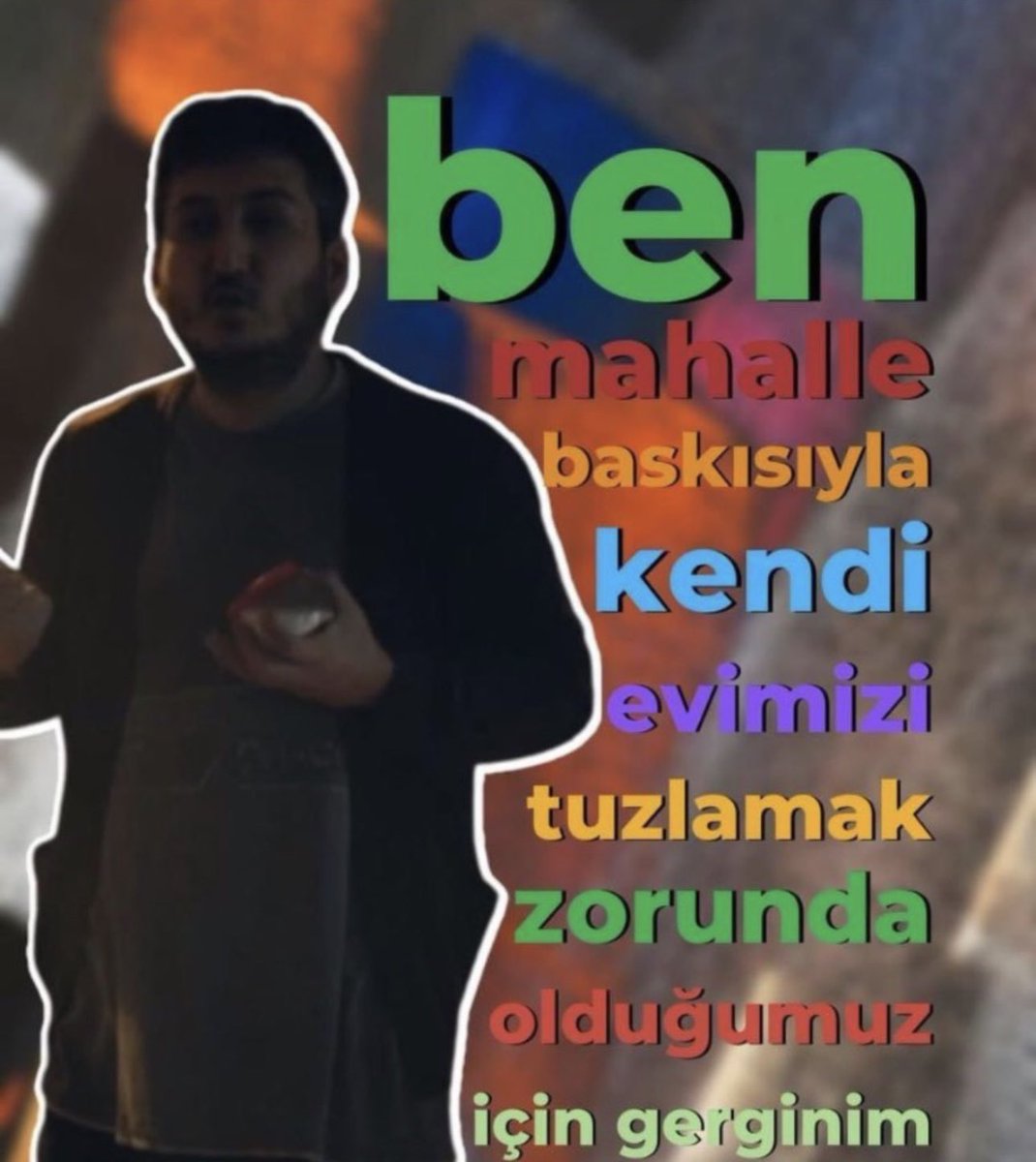 Elimde tuzlukla komşuyla karşılaşmışımdır.