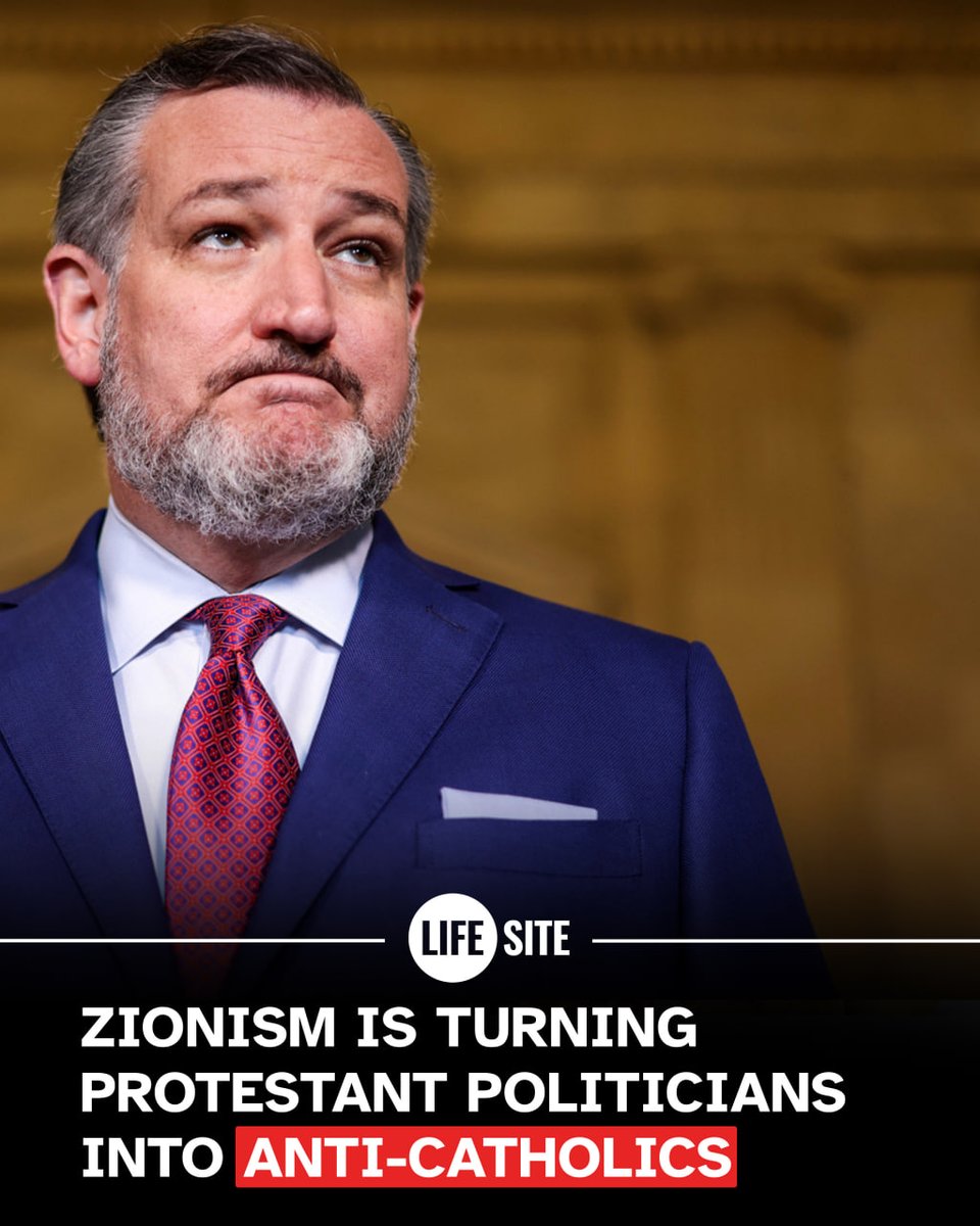 Zionism is turning Protestant politicians in America against faithful Catholics.

lifesitenews.com/blogs/zionism-…