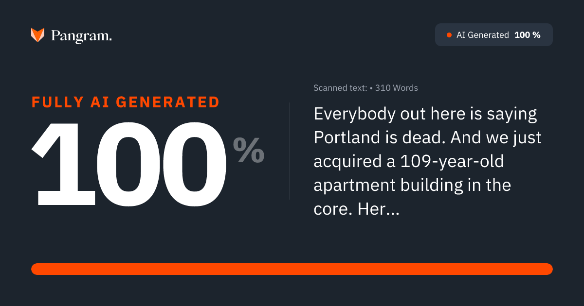 Pangram Labs tweet media