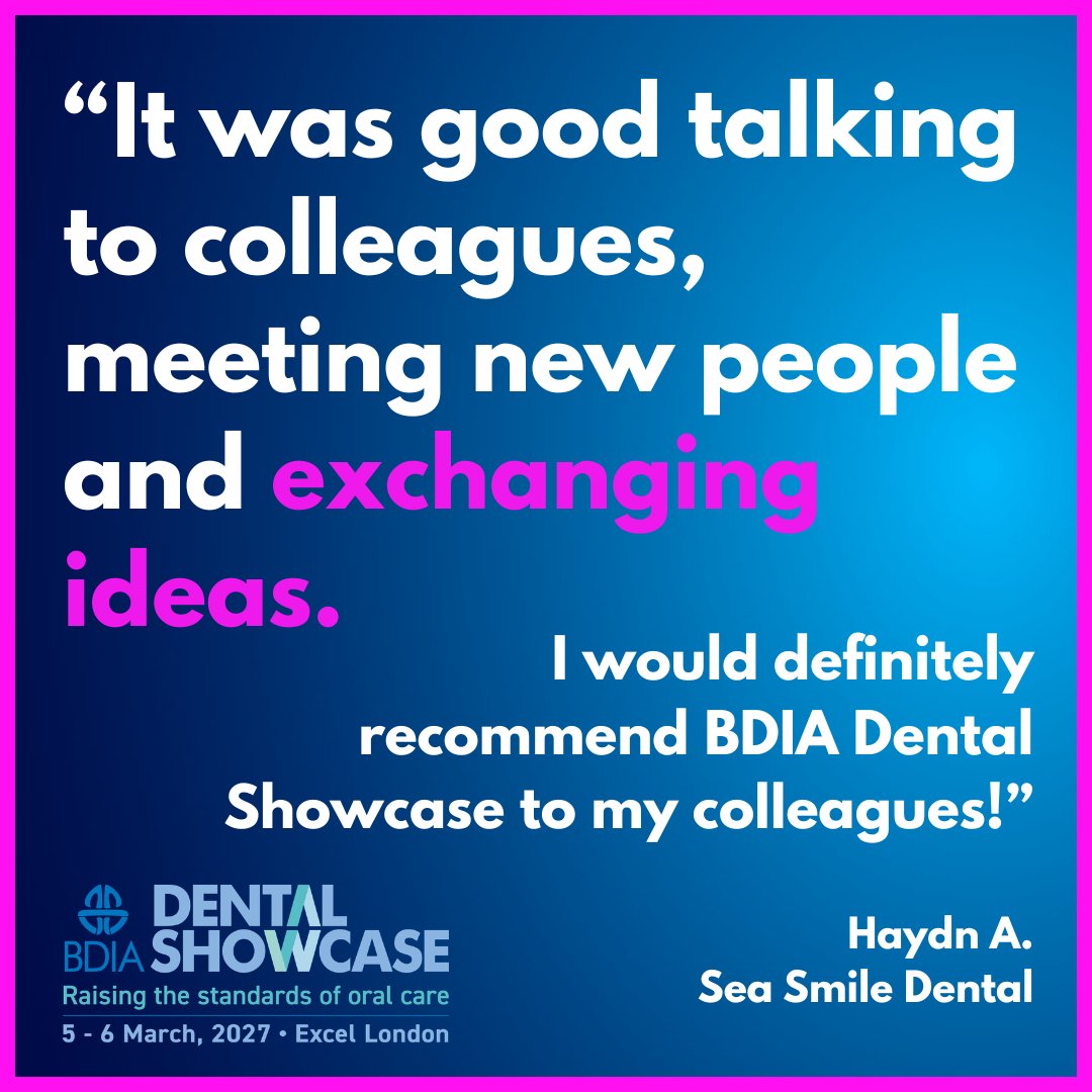 BDIA Dental Showcase tweet media