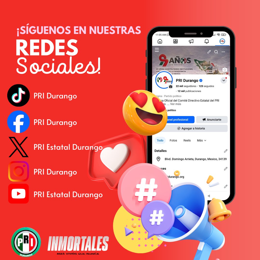 PRI Estatal Durango tweet media