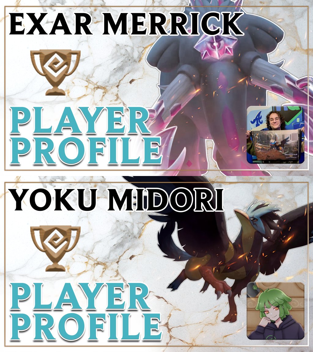 Today's Player Profiles:

Keir (<a href="/exar_merrick/">Keir 🔜 Elestrals Worlds</a>)
&amp; Yoku Midori (<a href="/YokuMidori/">Yoku Midori</a>)

Keir: lorenexustcg.wordpress.com/2026/03/16/pla…
Yoku: lorenexustcg.wordpress.com/2026/03/16/pla…