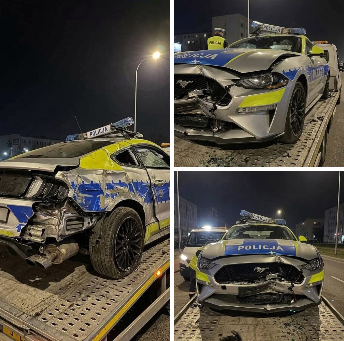 Mazowiecka Policja zaprzecza jakoby Mustang odebrany nietrzeźwemu kierowcy i przekazany do użytkowania policjantom miał ulec wypadkowi po 7 godzinach służby…