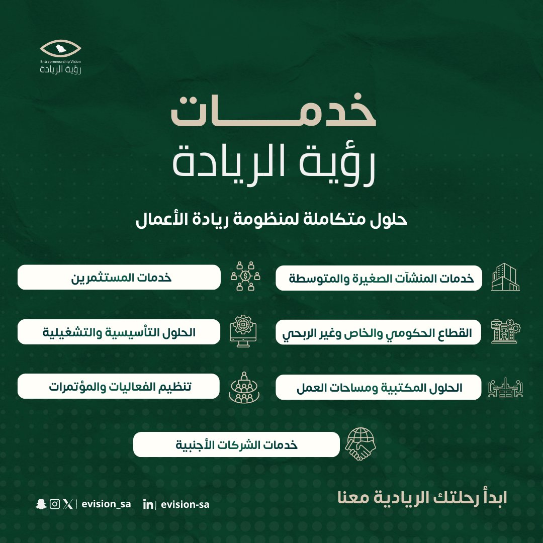 جمعية رؤية الريادة | Entrepreunership Vision tweet media