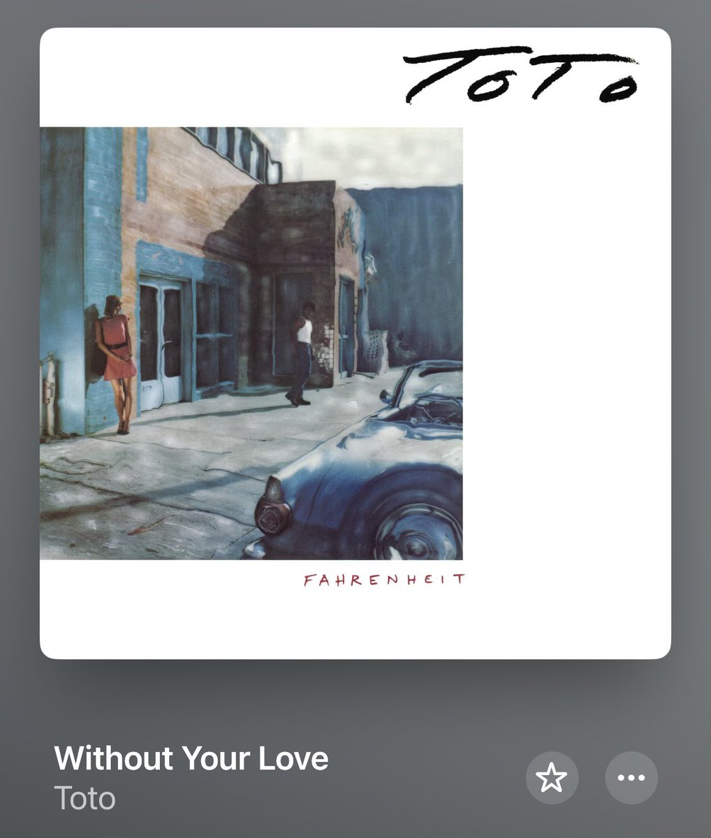 One of my favourite Toto jams that’s not spoken about.