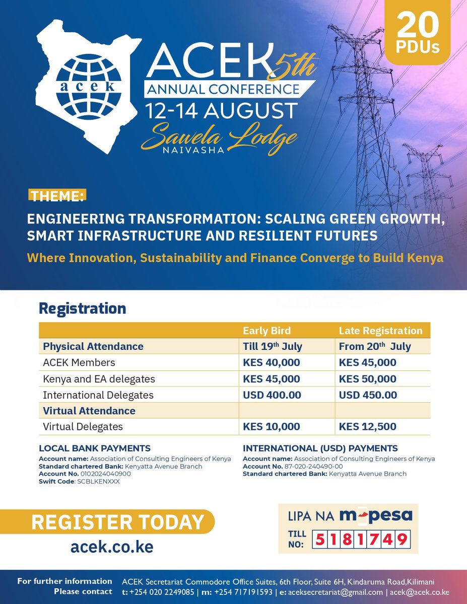 The Association of Consulting Engineers of Kenya tweet media