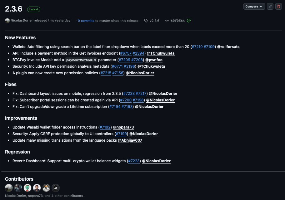 BTCPay Server tweet media