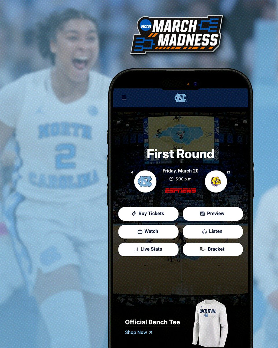 UNC Tar Heels tweet media