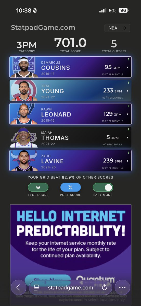 jadon__'s tweet photo. @StatpadGame Got excited when I saw 2nd round and didn’t look at the years 😔 https://t.co/hS88nnCnSH