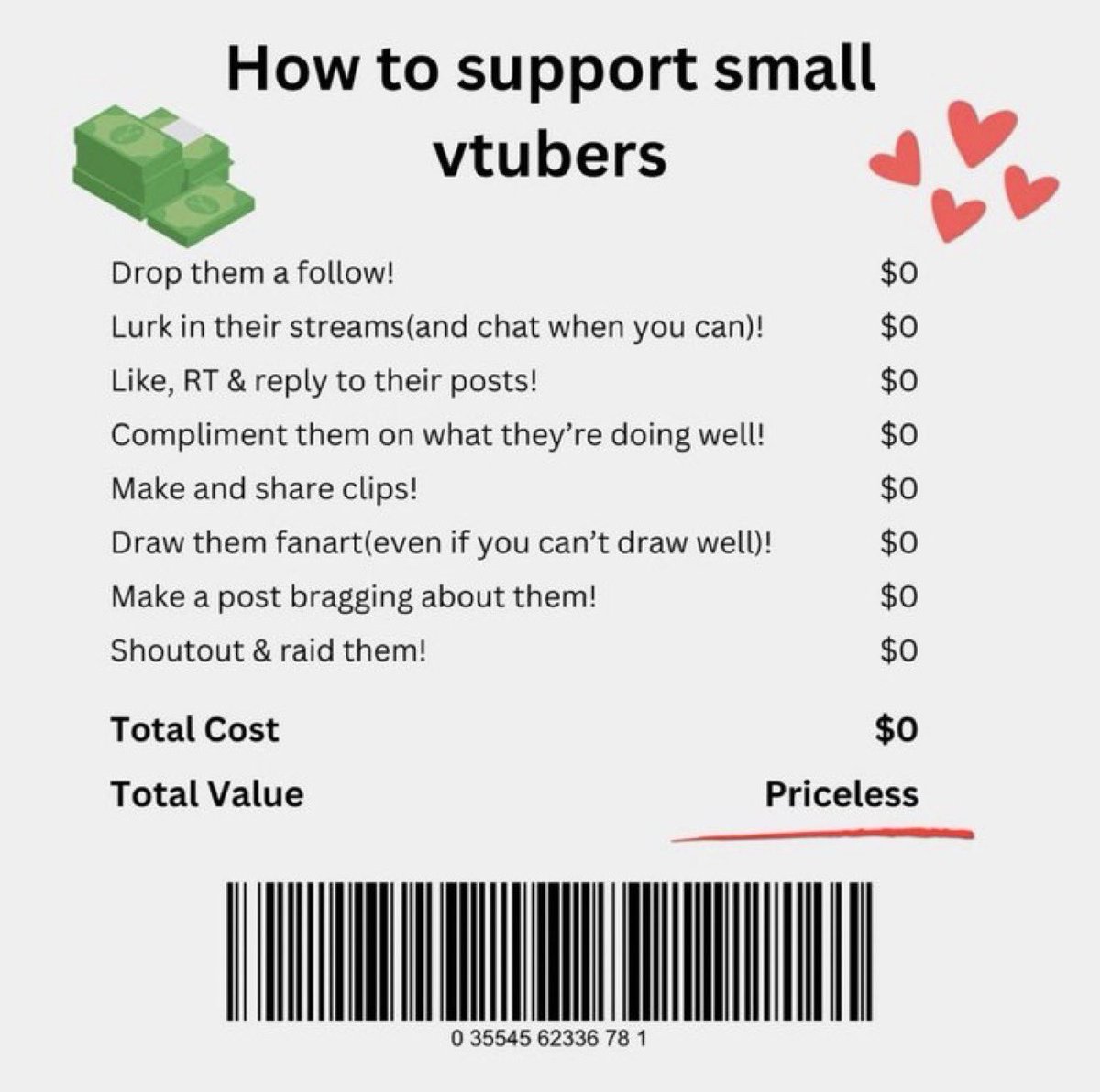 Kur0_Bi's tweet photo. Us small vtubers are easy to please https://t.co/V6lVwSmtKn