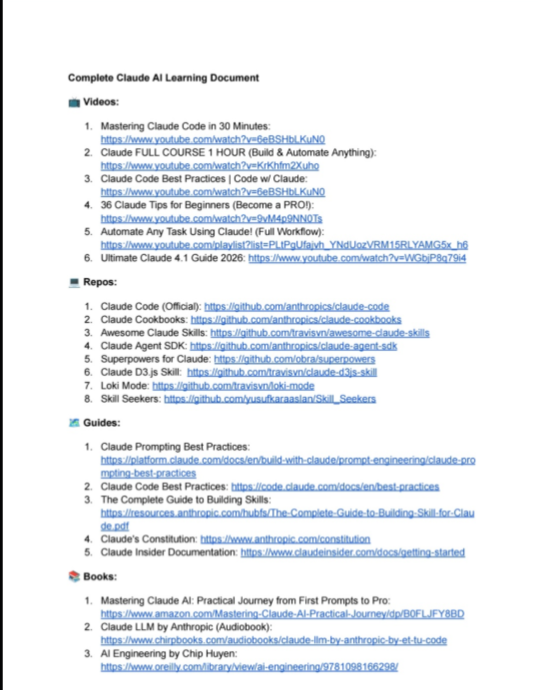 🚨 99% of people using Claude are barely scratching the surface.

Right now the entire internet is talking about Claude.

But here’s the truth:

Just chatting with it won’t change your life.

To unlock its real power, you need to understand things like:

• Agentic workflows
•