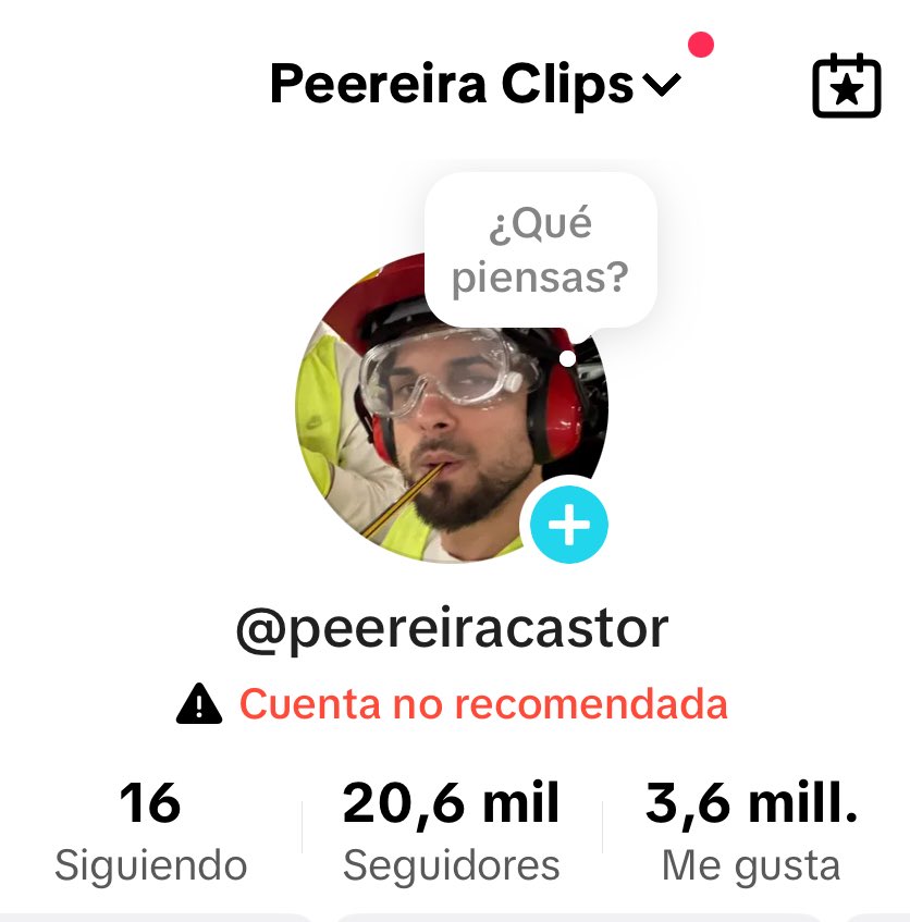 rruvit's tweet photo. 100k en Tiktok en cuenta de comunidad para @Peereira7 después de varias cuentas tumbadas 🔥📈 https://t.co/bjr0v9OIiP
