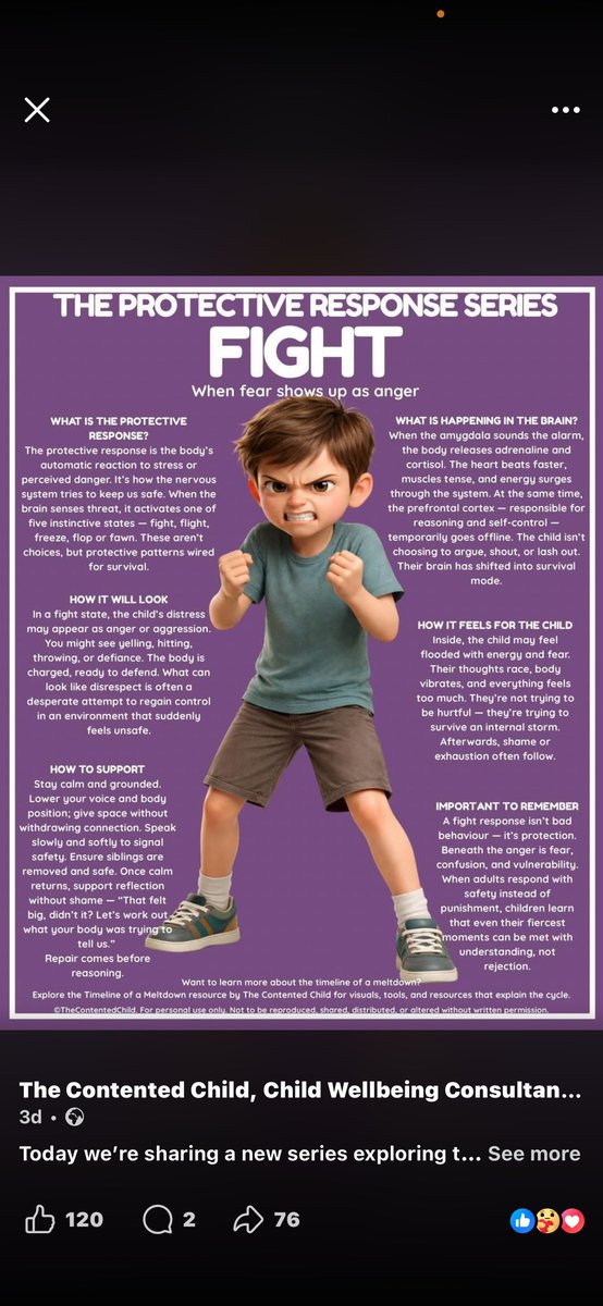 ghoststn101's tweet photo. #LetsGetEducated about #neurodiversity.
A #protective response is the body reacting to a perceived threat — it’s the brain trying to keep someone safe.
It might look like shutdown, anger, avoidance or overwhelm.
What’s underneath = fear, vulnerability and confusion. #Autism #ADHD https://t.co/ggGRIE35Sy