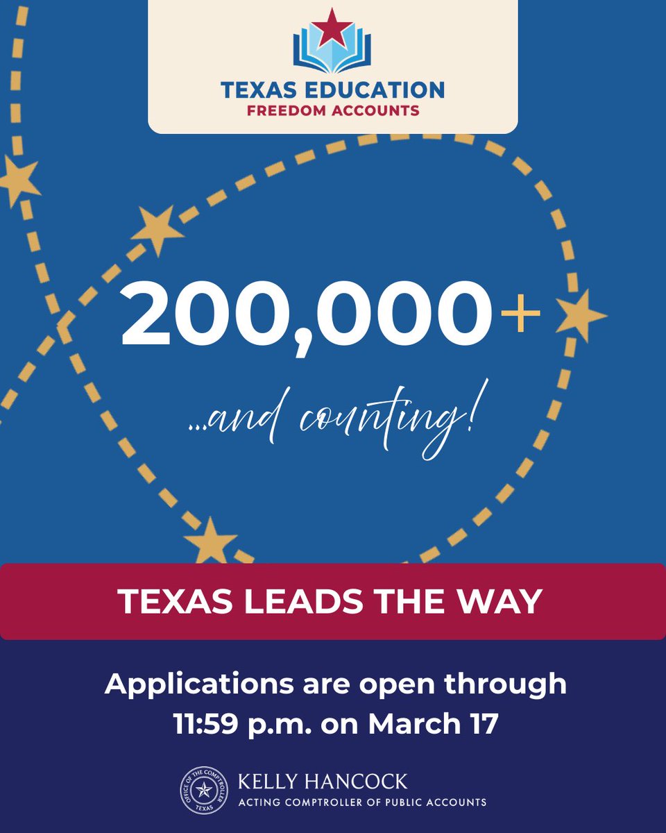 Texas Comptroller tweet media