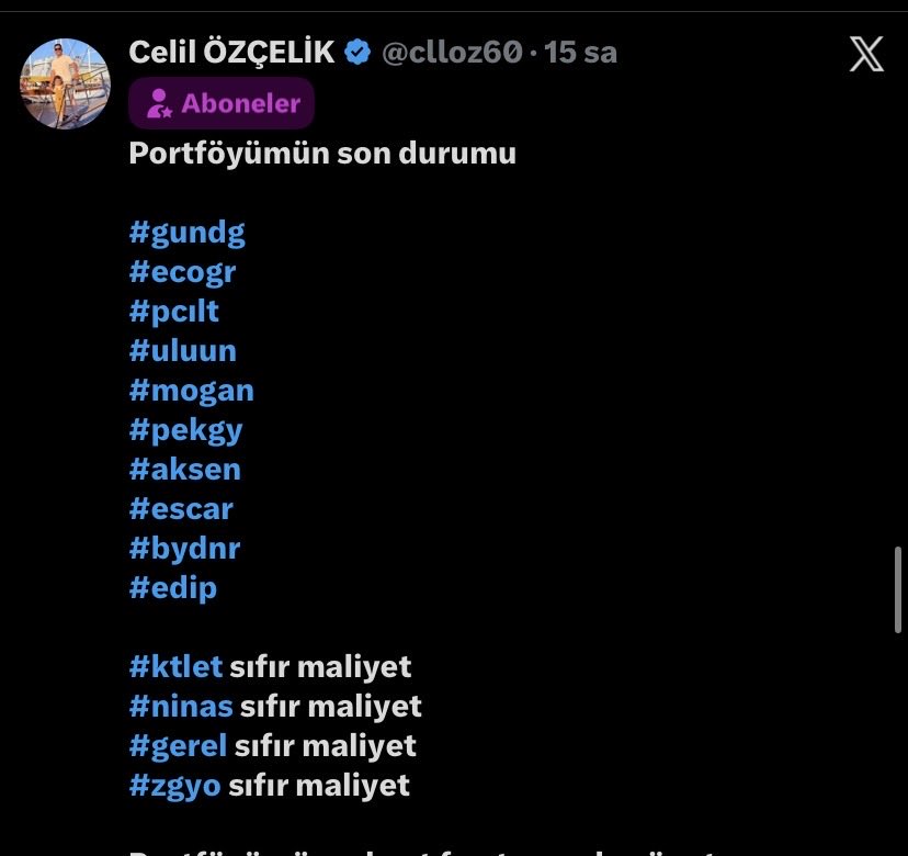 clloz60's tweet photo. #ktlev tavan
#lxgyo tavan
#pcılt tavan
#escar tavan
#eggup %7.8
#ecogr %3
#dapgm %3
#pekgy %2
#gerel %2
Abone tarafı yeşil değil tavanlarda. https://t.co/730reIsDhO