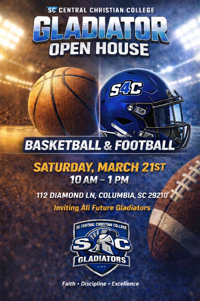 SC Central Christian College Football tweet media