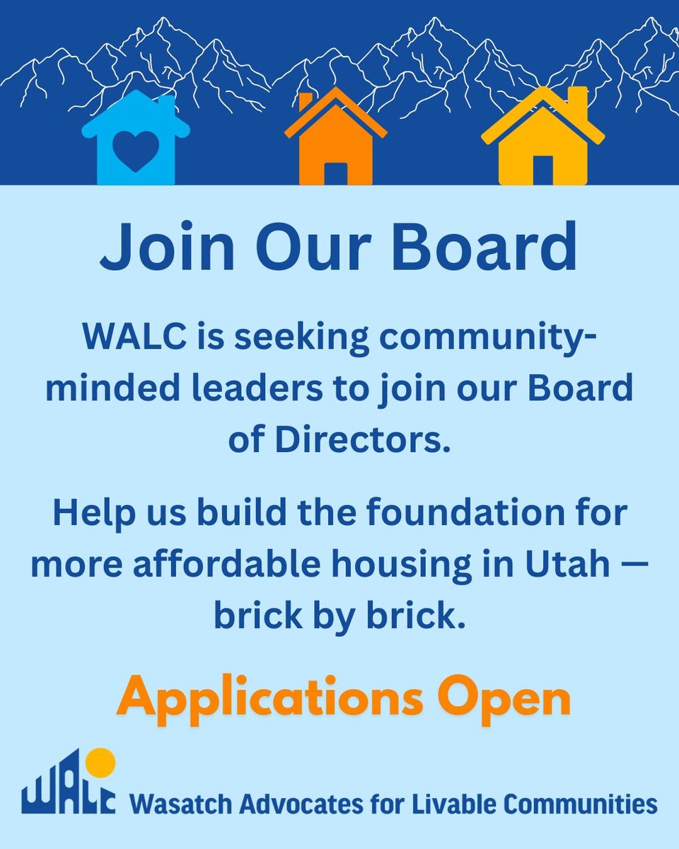 Wasatch Advocates for Livable Communities tweet media