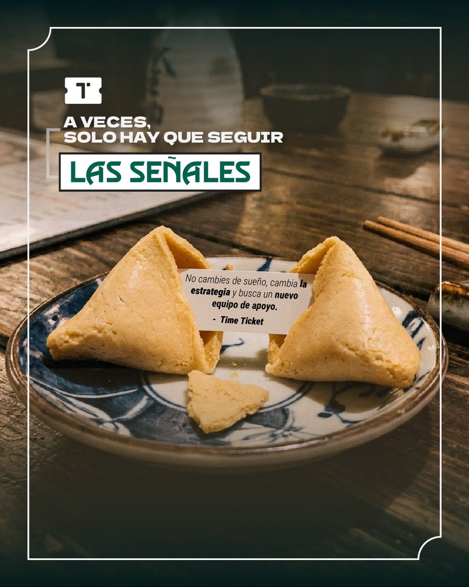 TimeTicketLATAM's tweet photo. A veces, el universo te habla a través de una galleta de la fortuna... y hoy el mensaje es para ti. 🥠

Muchos creadores se rinden justo antes de la cima por no tener el soporte adecuado. En Time Ticket somos el equipo que acelera tu crecimiento en Live y te ayuda a alcanzar las bonificaciones que tanto te gustan.

¡La señal está clara! Si tienes experiencia en live y tu cuenta está activa, el momento es ahora.

RT si hoy necesitabas leer esto. 🔁

#Frases #Creadores #Streaming #Lunes #Fortune #Japan