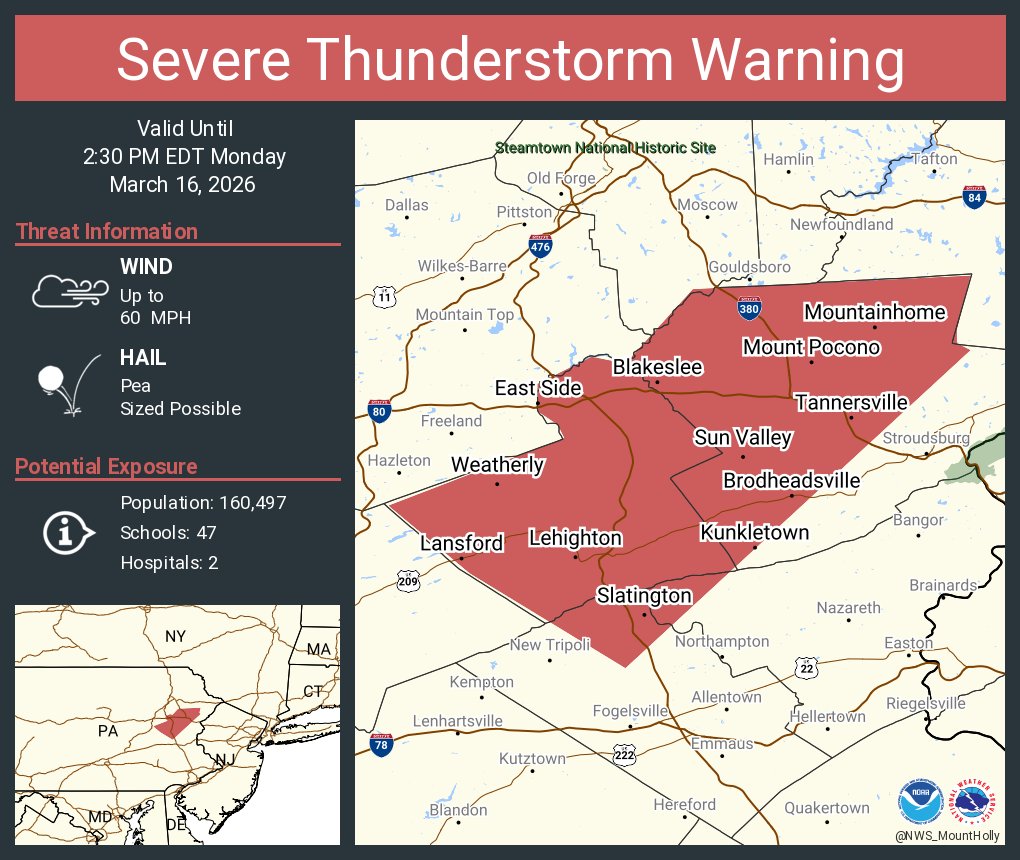 NWS Mount Holly tweet media