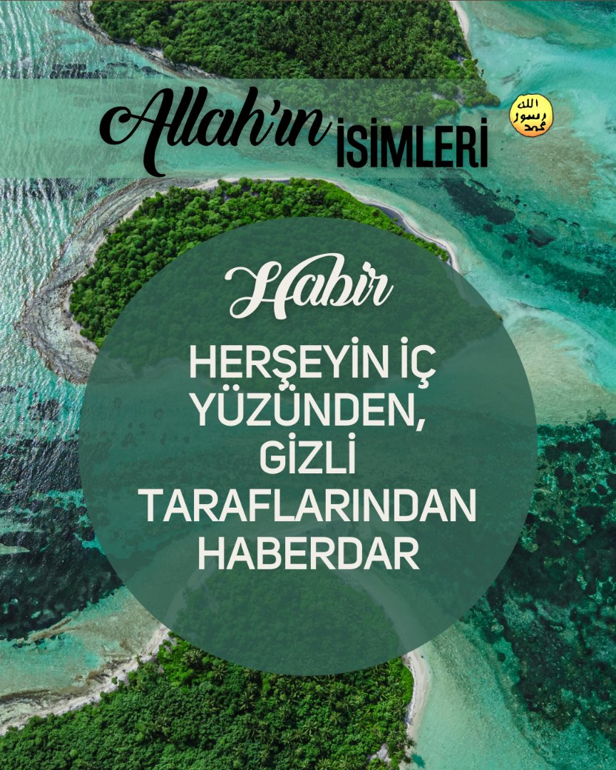harunyahyainfo's tweet photo. Habir - Herşeyin İç Yüzünden, Gizli Taraflarından Haberdar
Ey iman edenler, Allah'tan korkun. Herkes yarın için neyi takdim ettiğine baksın. Allah'tan korkun. Hiç şüphesiz Allah, yaptıklarınızdan haberdardır. (Haşr Suresi, 18)
#habir #haberdar #takdim #yarın https://t.co/RbbDi1srJ9