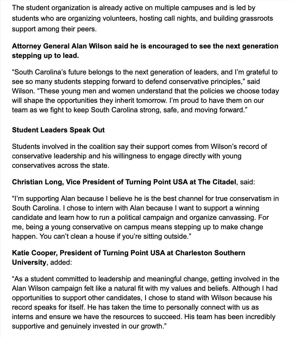 Alan Wilson tweet media