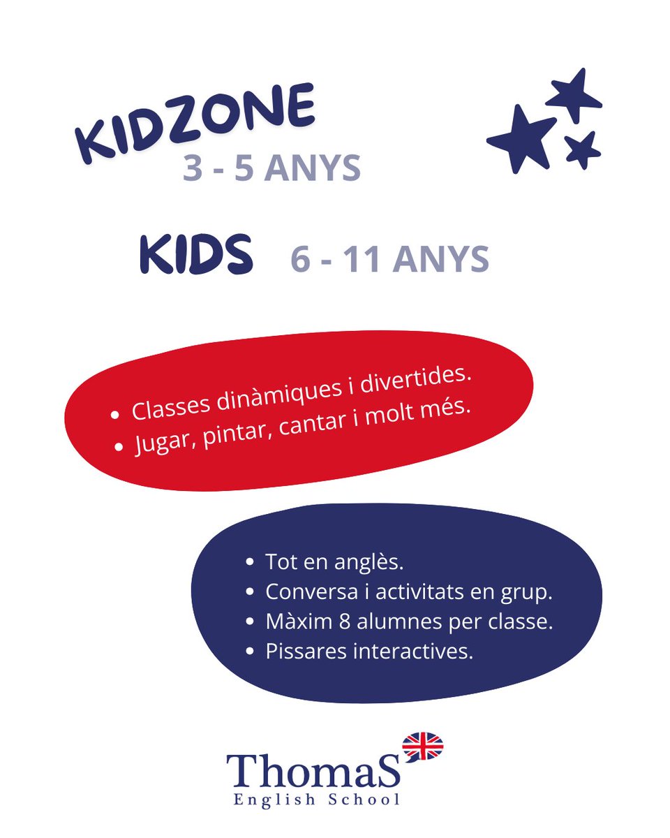 Tenim les classes més divertides per a infants que vulguin aprendre anglès a Cerdanyola!

Més informació:

📧 info@thomasenglishschool.es
☎️ 931 713 412
📱 644 75 47 41