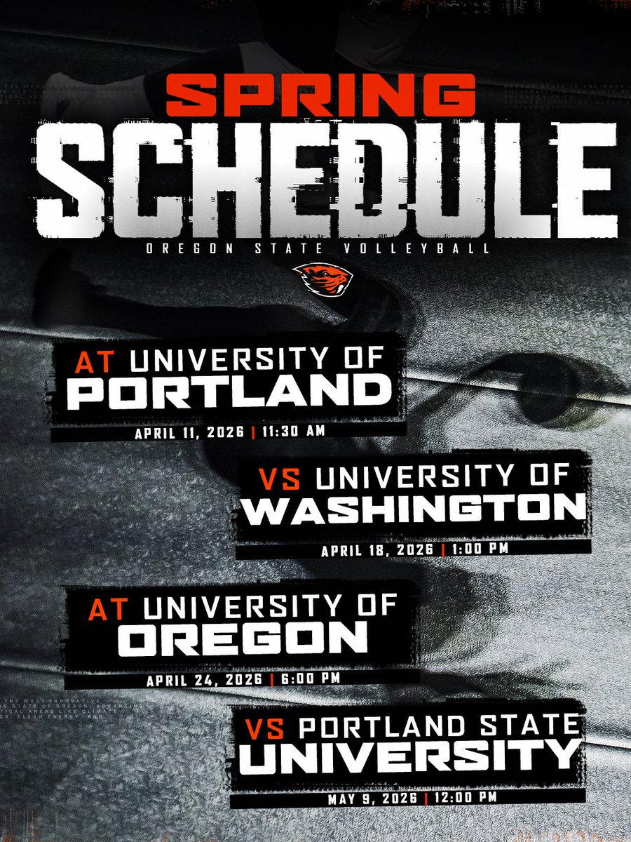 Oregon State Volleyball tweet media