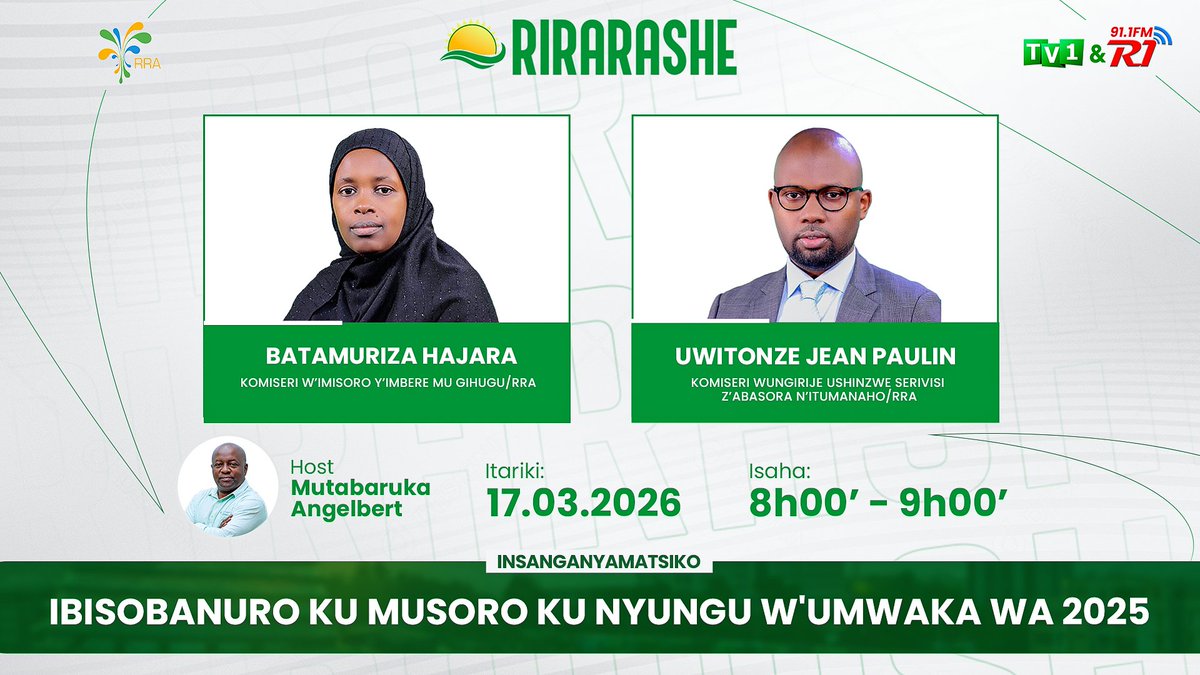 TV1 Rwanda tweet media