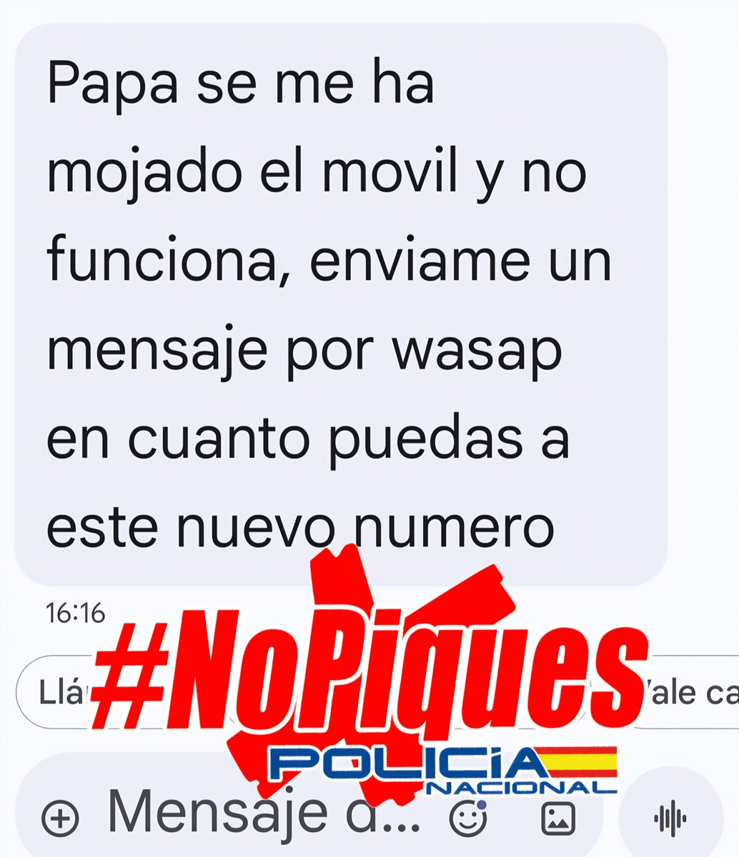 Aunque hayamos avisado una y otra vez, ellos insisten. Así que ojo ⚠️

🎭 Su interpretación es digna de ganar un #Oscar ...y tu dinero peligra 💸

Recuerda a tus seres queridos el guion de esta #película 👇🏻 y #NoPiques