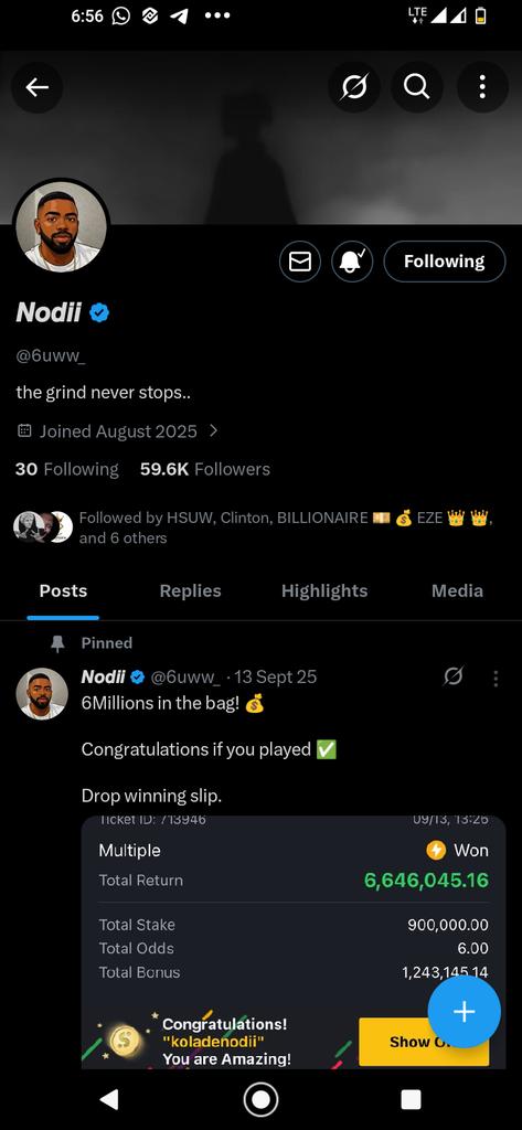 Joseph Udori tweet media