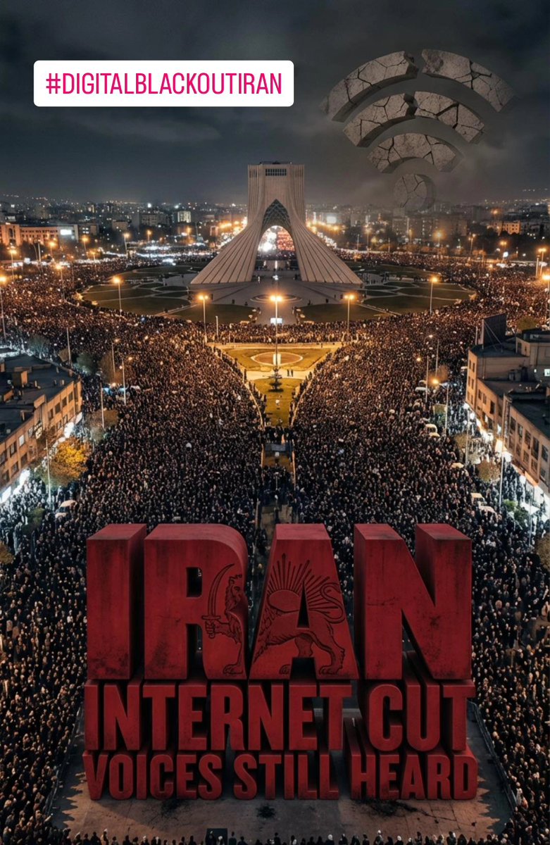 GoleGhorbat's tweet photo. Dear @elonmusk Iran is in a digital blackout during war. Millions of families cannot even hear each other’s voices. The internet is our lifeline. Please help bring Starlink to Iran.
#DigitalBlackOutIran‌ https://t.co/EstvodncDz